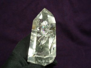 画像1: レインボー水晶ポイント・ポリッシュ (1)